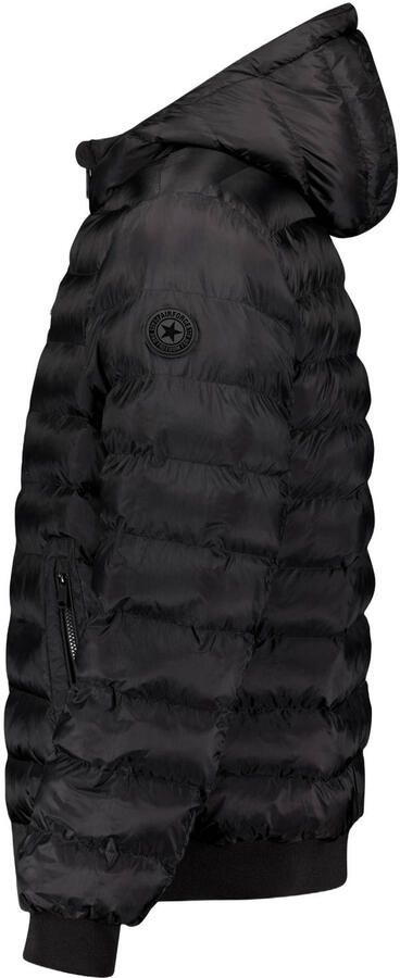 Airforce quilted winterjas zwart