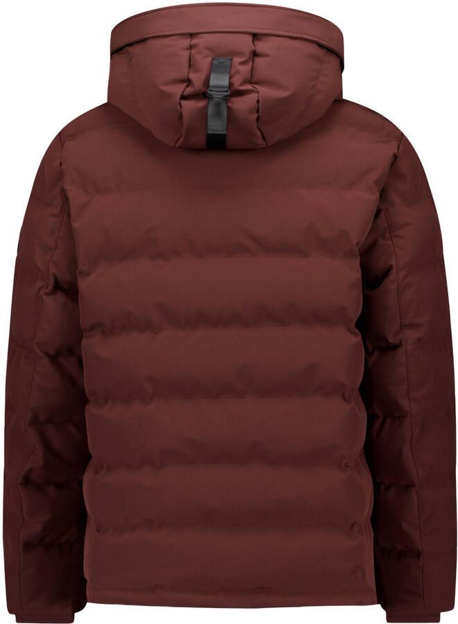 Airforce quilted winterparka roodbruin