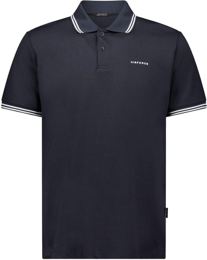 Airforce regular polo donkerblauw