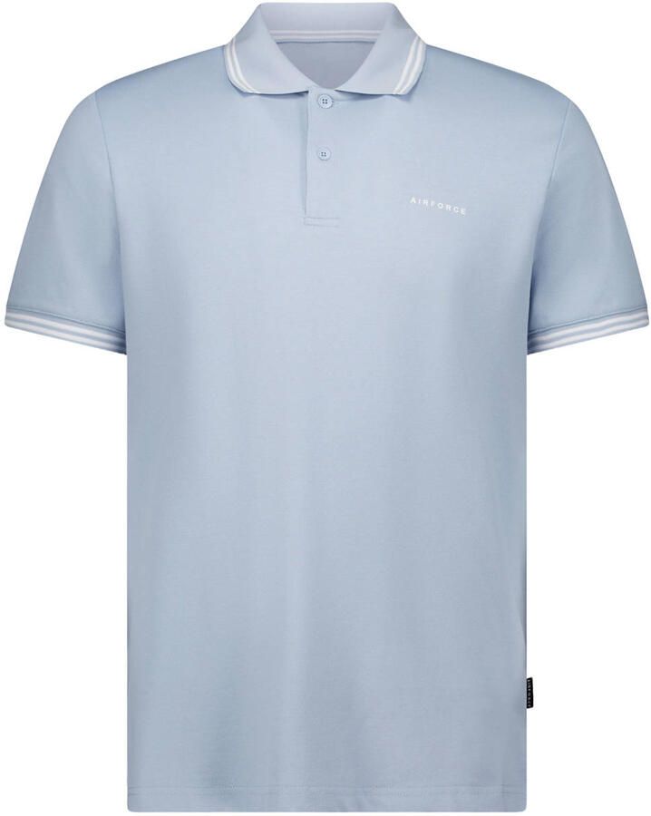 Airforce regular polo lichtblauw