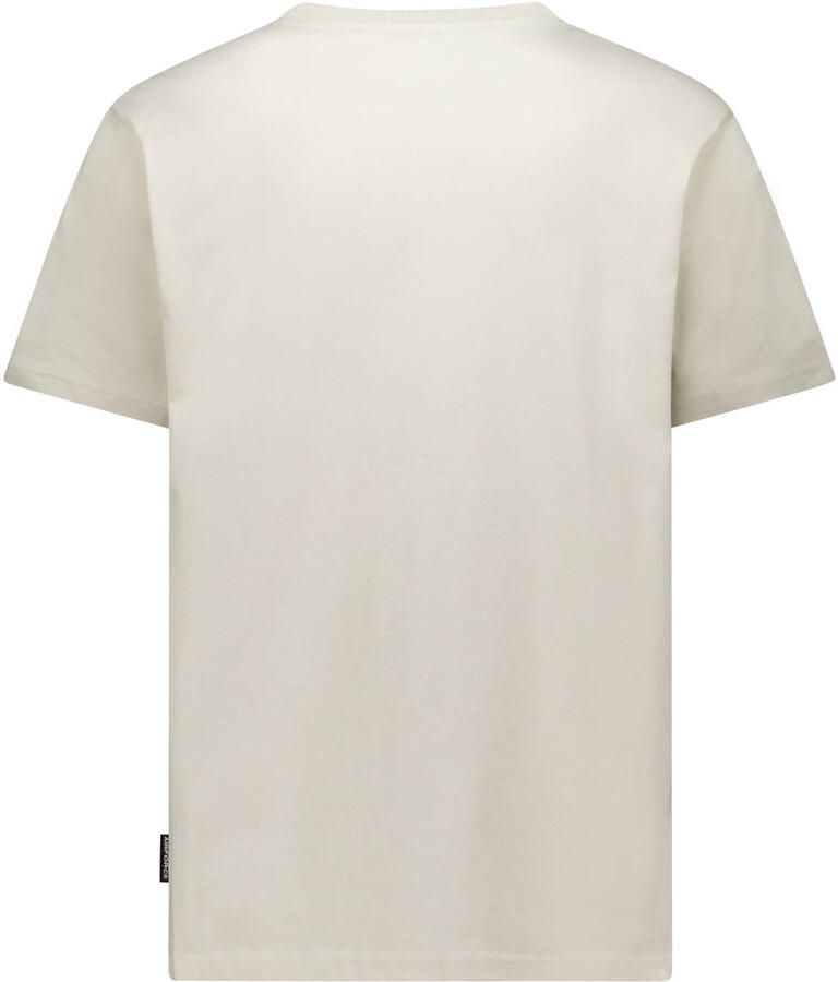AIRFORCE Heren Polo's & T-shirts Basic T-shirt Beige - Foto 5