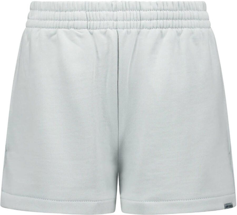Airforce regular waist sweatshort lichtgrijs