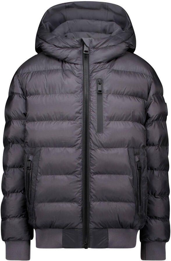 Airforce reversible jas Grijs Jongens Polyester Capuchon Effen