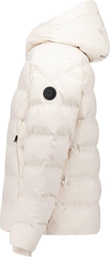 Airforce Robin gewatteerde quilted winterjas ecru - Foto 3