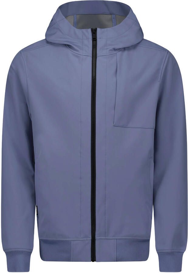 AIRFORCE Heren Jassen Softshell Jacket Chestpocket Blauw - Foto 5