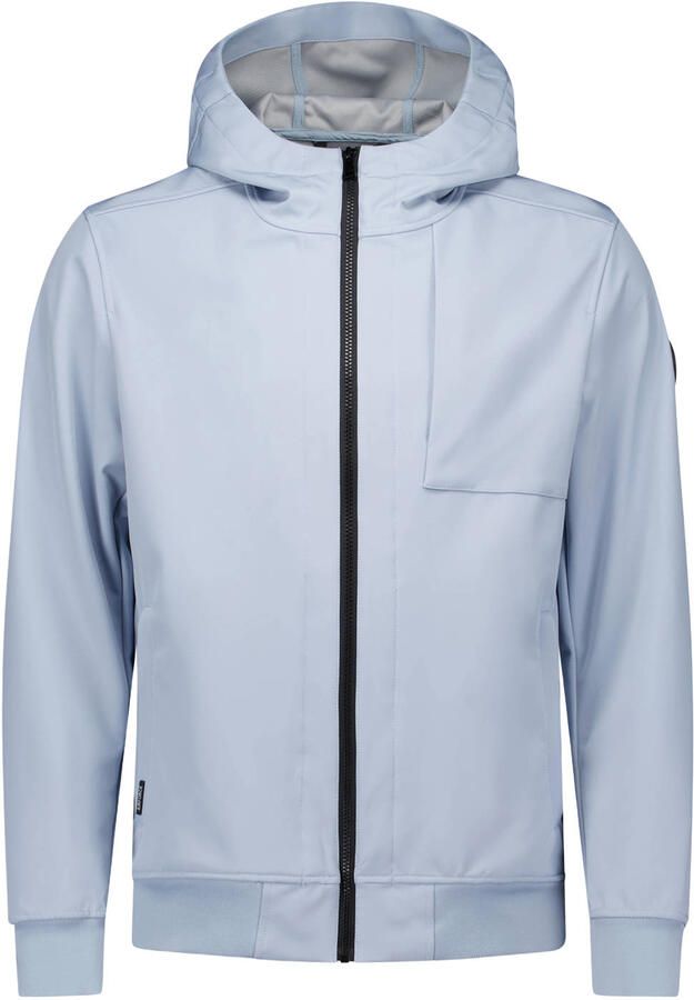 Airforce softshell jas lichtblauw