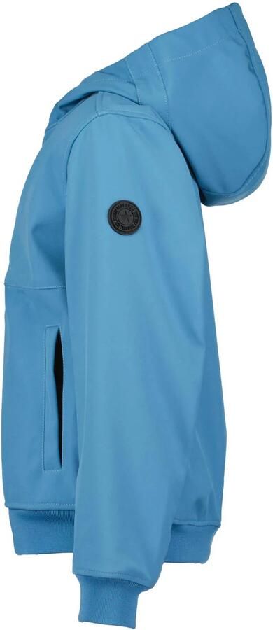 Airforce softshell jas zomer blauw Jongens Polyester Capuchon Effen 116 - Foto 2