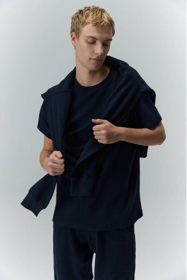 Airforce sweater donkerblauw - Foto 2