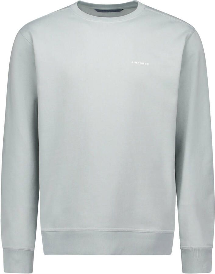 Airforce sweater lichtgroen