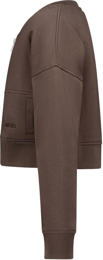 Airforce sweatvest donkerbruin - Foto 2