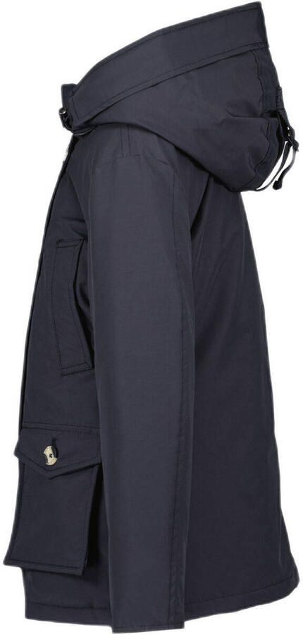 Airforce winterjas blauw Meisjes Katoen Capuchon 140