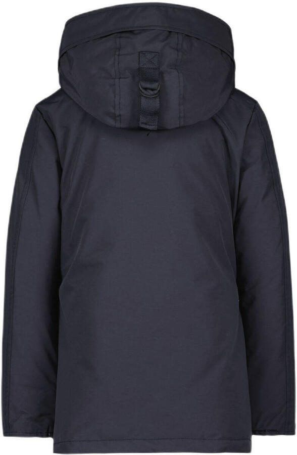 Airforce winterjas blauw Meisjes Katoen Capuchon Effen - Foto 2