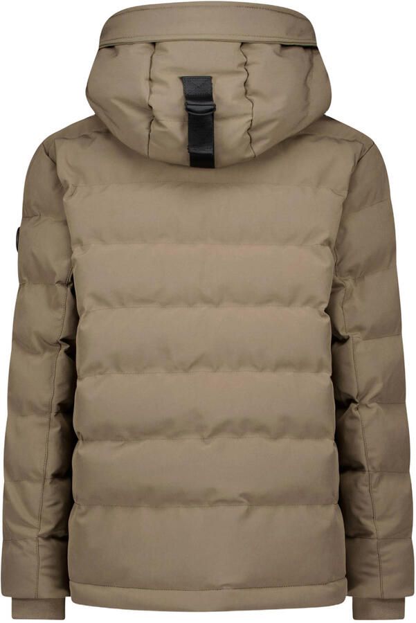 Airforce winterjas Beige Jongens Polyester Capuchon Effen