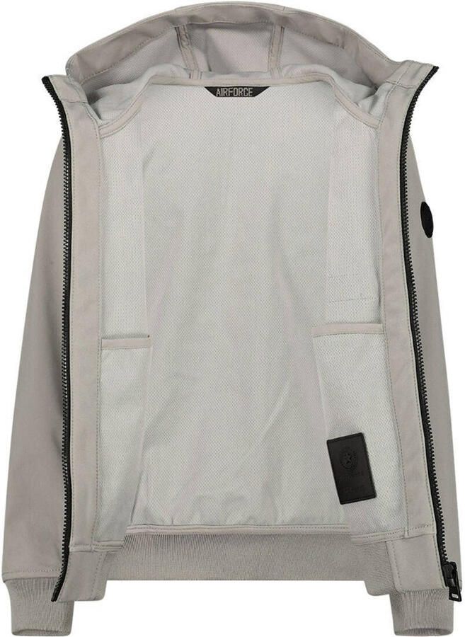 Airforce zomerjas grijs Jongens Polyester Capuchon Effen 176 - Foto 2