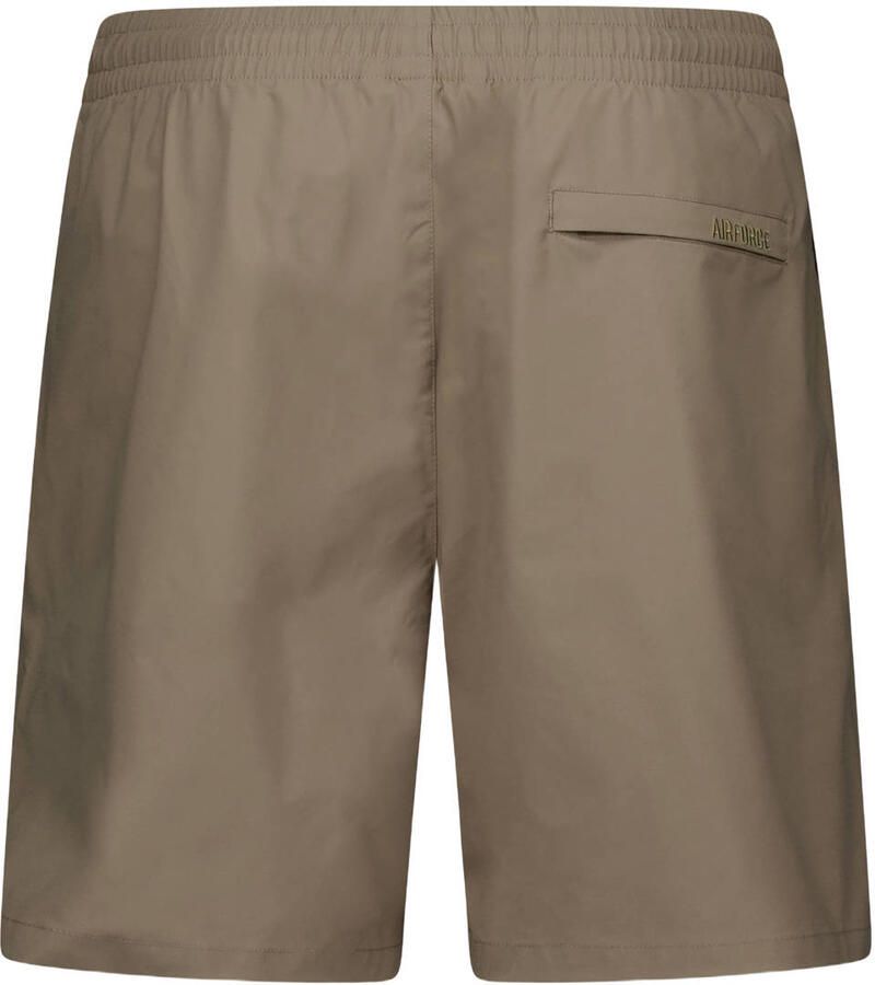 Airforce zwemshort lichtbruin