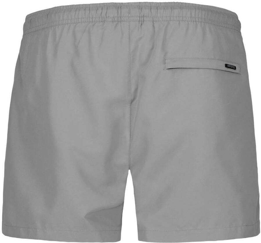 Airforce zwemshort lichtgrijs