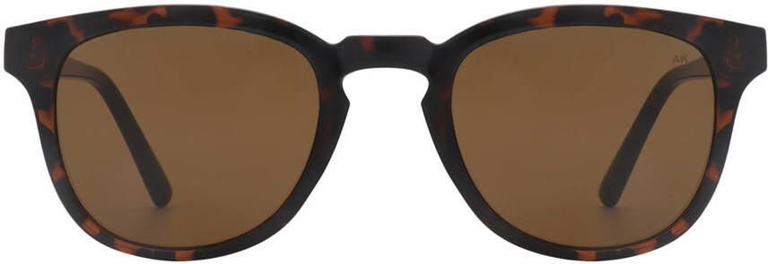 A.Kjaerbede zonnebril Bate met tortoise print donkerbruin - Foto 2