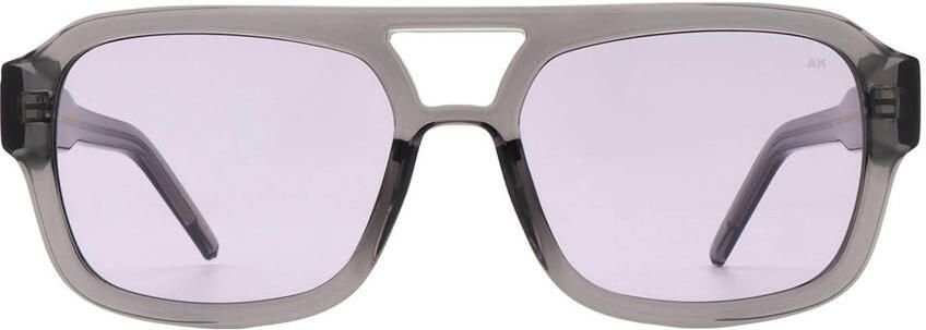 A. Kjaerbede Zonnebril met oversized montuur Kaya grijs - Foto 3
