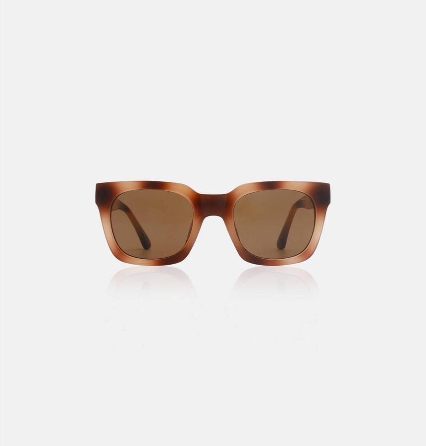 A.Kjaerbede zonnebril met tortoise print Nancy bruin - Foto 3