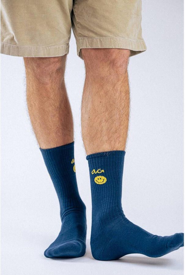Alfredo Gonzales sokken Athletic Smiley donkerblauw