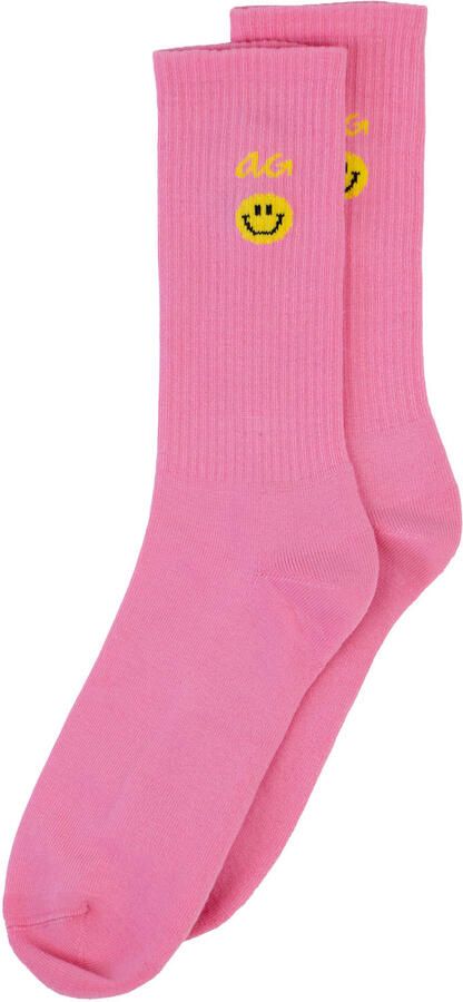 Alfredo Gonzales sokken Athletic Smiley roze