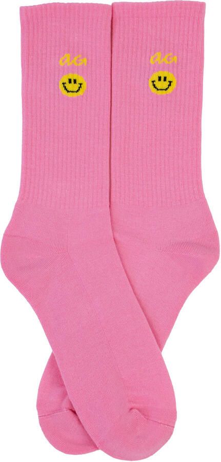 Alfredo Gonzales sokken Athletic Smiley roze - Foto 3