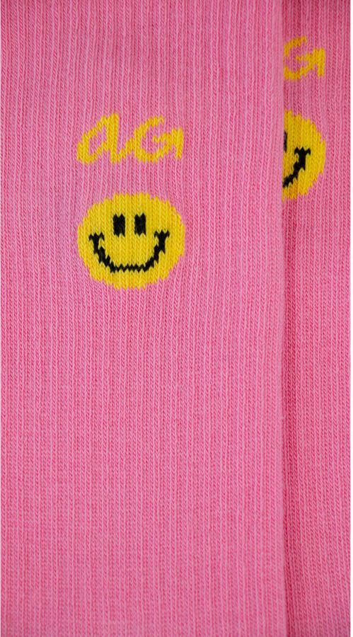 Alfredo Gonzales sokken Athletic Smiley roze - Foto 2