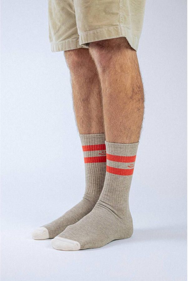 Alfredo Gonzales sokken Athletic Stripes beige