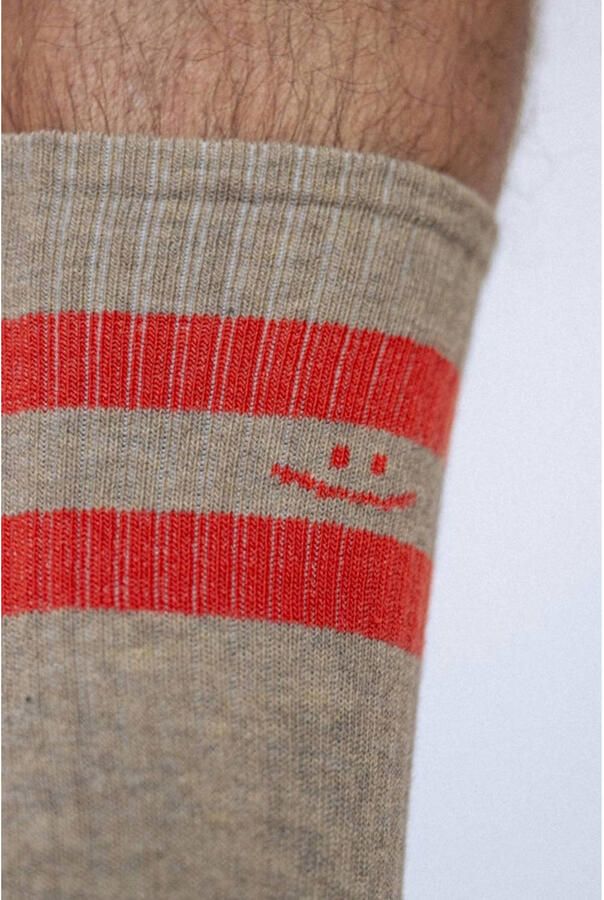 Alfredo Gonzales sokken Athletic Stripes beige - Foto 3