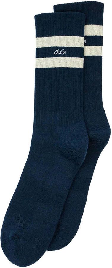 Alfredo Gonzales sokken Athletic Stripes donkerblauw
