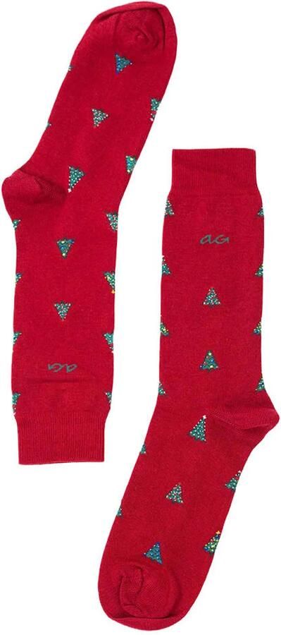Alfredo Gonzales sokken Christmas Trees rood - Foto 3