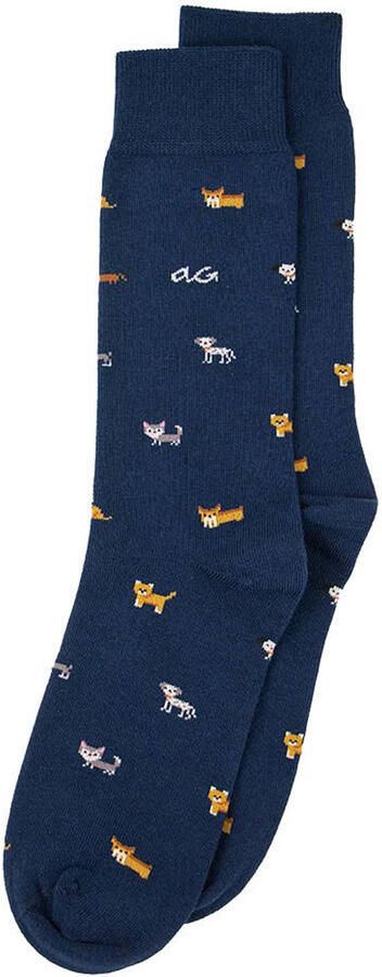Alfredo Gonzales sokken Doggies donkerblauw