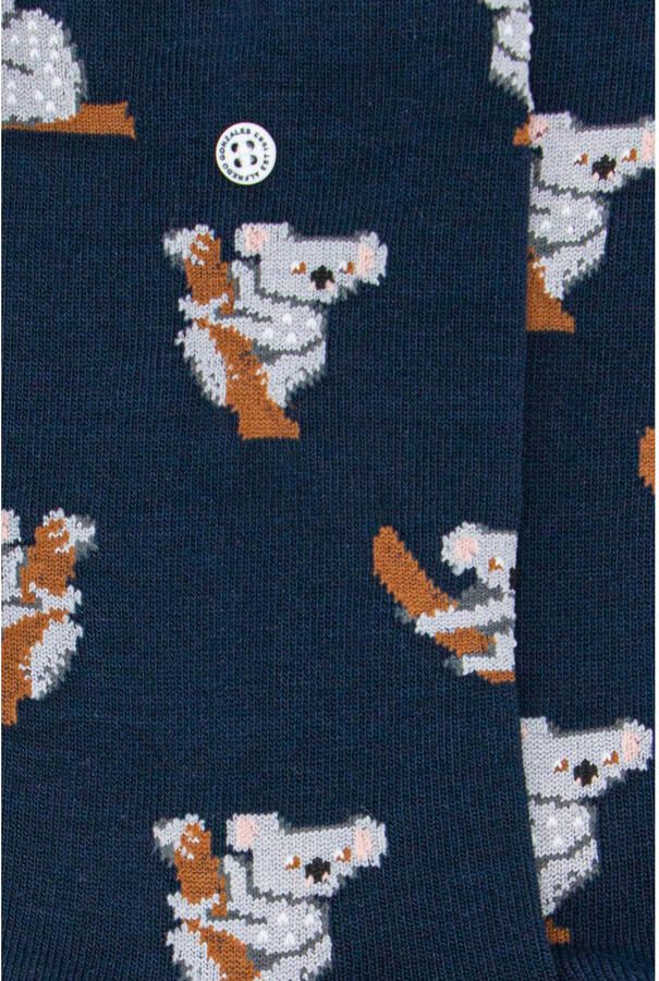 Alfredo Gonzales sokken Koala donkerblauw - Foto 2