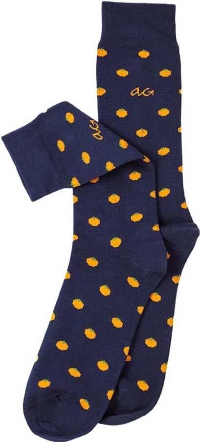 Alfredo Gonzales sokken Oranges donkerblauw - Foto 3