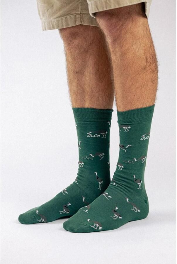 Alfredo Gonzales sokken Ostrich kaki - Foto 3