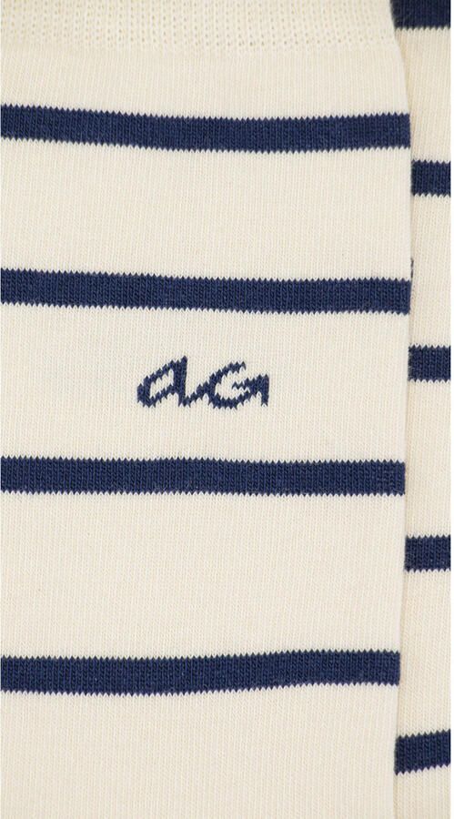 Alfredo Gonzales sokken Random Thin Stripes ecru - Foto 2