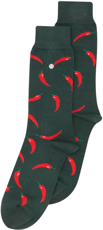 Alfredo Gonzales sokken Red Peppers donkergroen