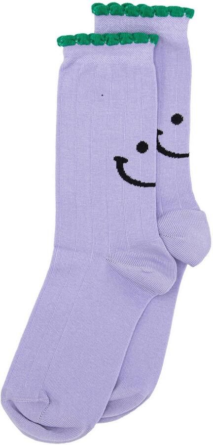 Alfredo Gonzales sokken Smiley lila