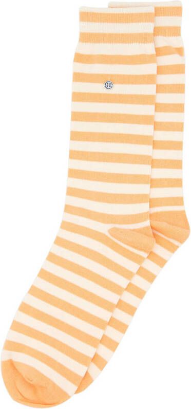 Alfredo Gonzales sokken Harbour Stripes oranje wit