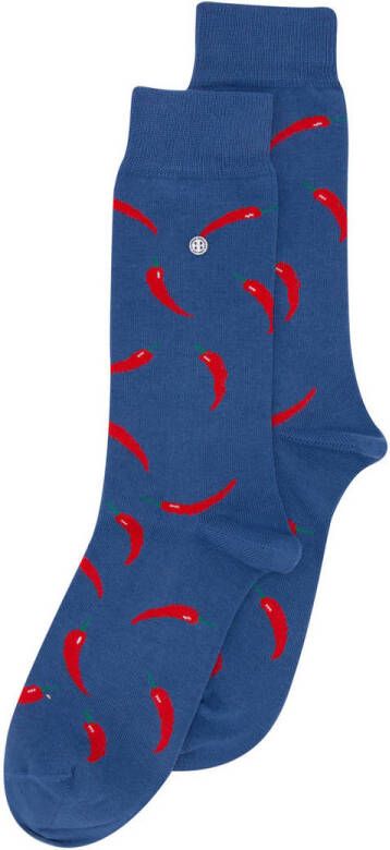 Alfredo Gonzales sokken Red Peppers blauw