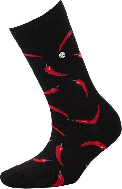 Alfredo Gonzales sokken Red Peppers zwart