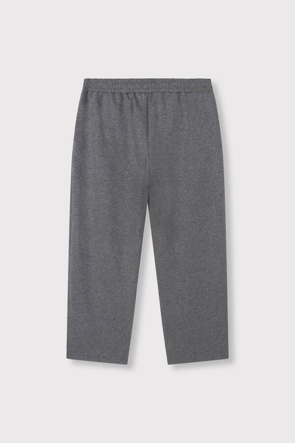 ALIX THE LABEL Dames Jeans Ladies Knitted Barrel Pants Grijs - Foto 2