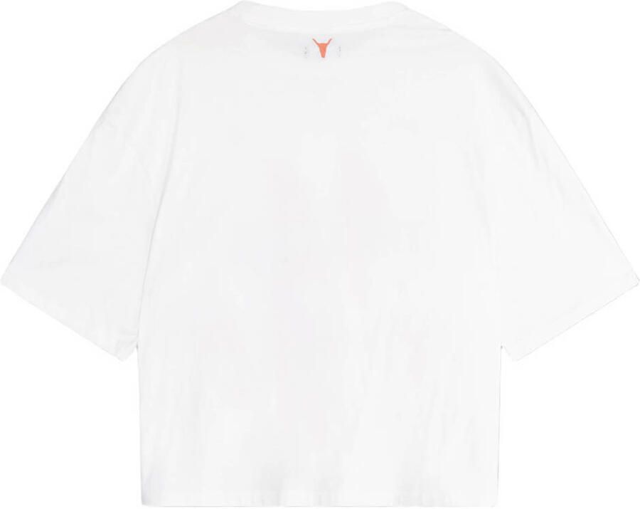 ALIX THE LABEL Dames Tops & T-shirts Ladies Knitted 14 The Label T-shirt Wit - Foto 7