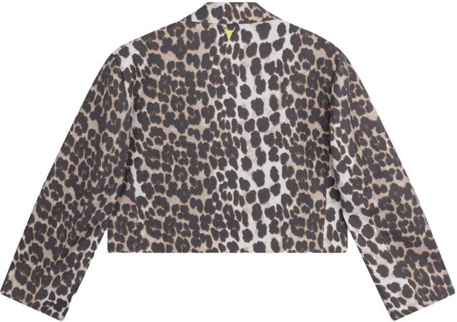 ALIX THE LABEL Dames Blazers Ladies Woven Animal Cropped Blazer Multi - Foto 6