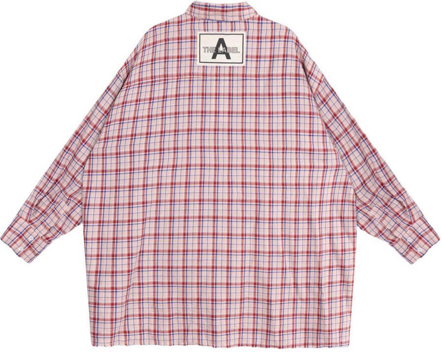 Alix the Label geruite blousejurk roze - Foto 2