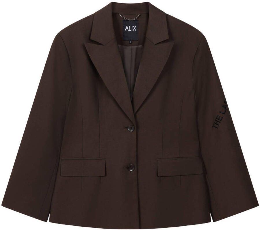 Alix the Label getailleerde blazer bruin - Foto 2