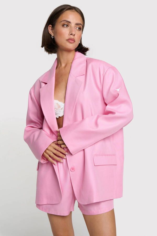 Alix the Label oversized blazer lichtroze