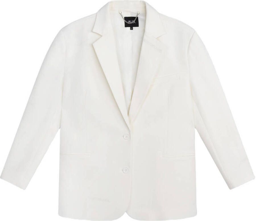 ALIX THE LABEL Dames Blazers Ladies Woven Flowy Oversized Blazer Gebroken Wit - Foto 6
