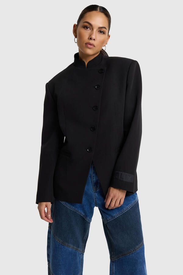 Alix the Label regular blazer zwart