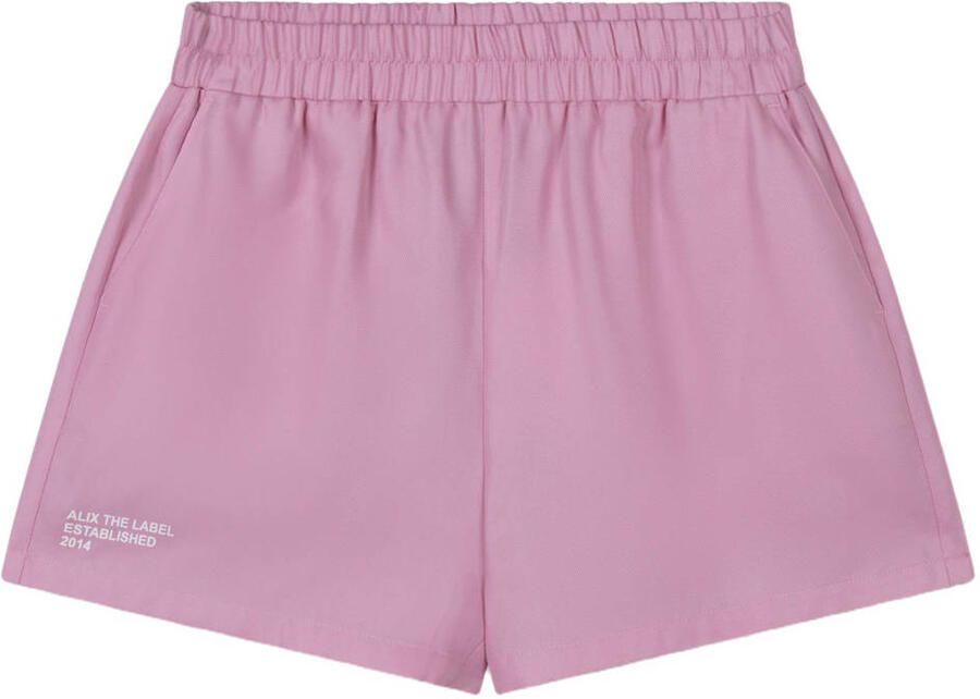 Alix the Label regular waist casual short lichtroze - Foto 2